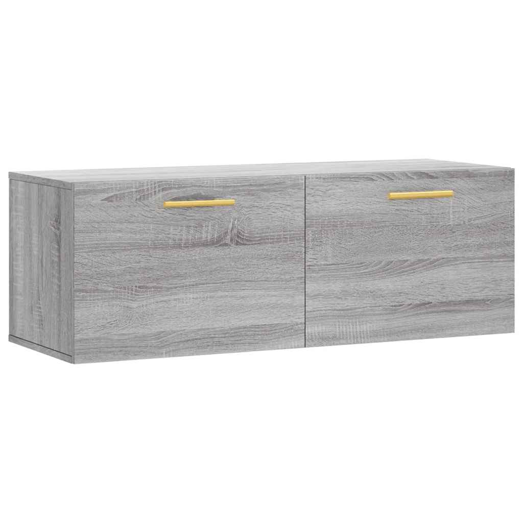 vidaXL Szafka wisząca, szary dąb sonoma, 100x36,5x35 cm