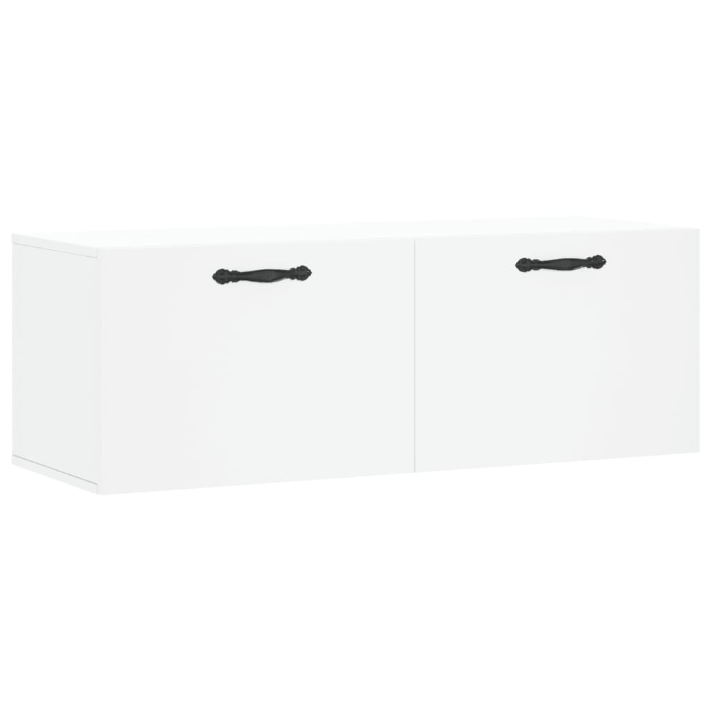 vidaXL Szafka wisząca, biała, 100x36,5x35 cm, materiał drewnopochodny