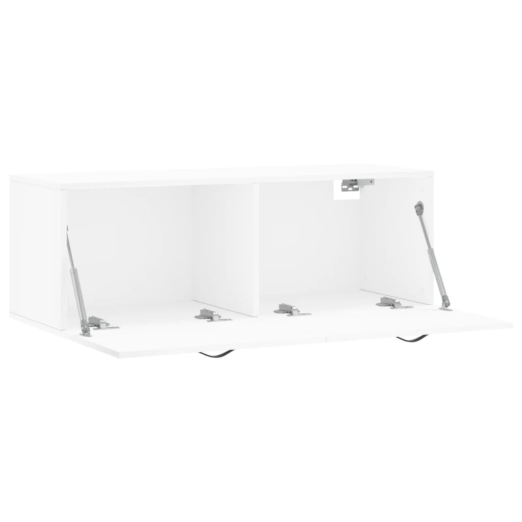 vidaXL Szafka wisząca, biała, 100x36,5x35 cm, materiał drewnopochodny
