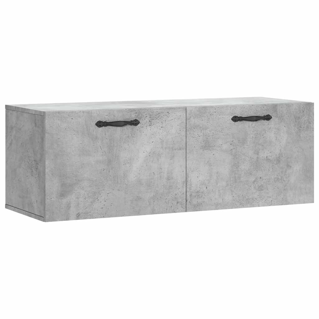 vidaXL Szafka wisząca, szarość betonu, 100x36,5x35 cm