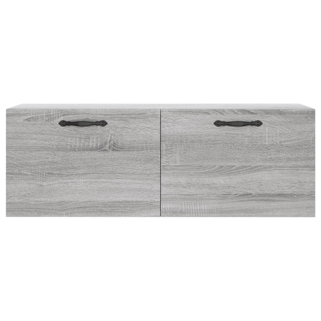 vidaXL Szafka wisząca, szary dąb sonoma, 100x36,5x35 cm