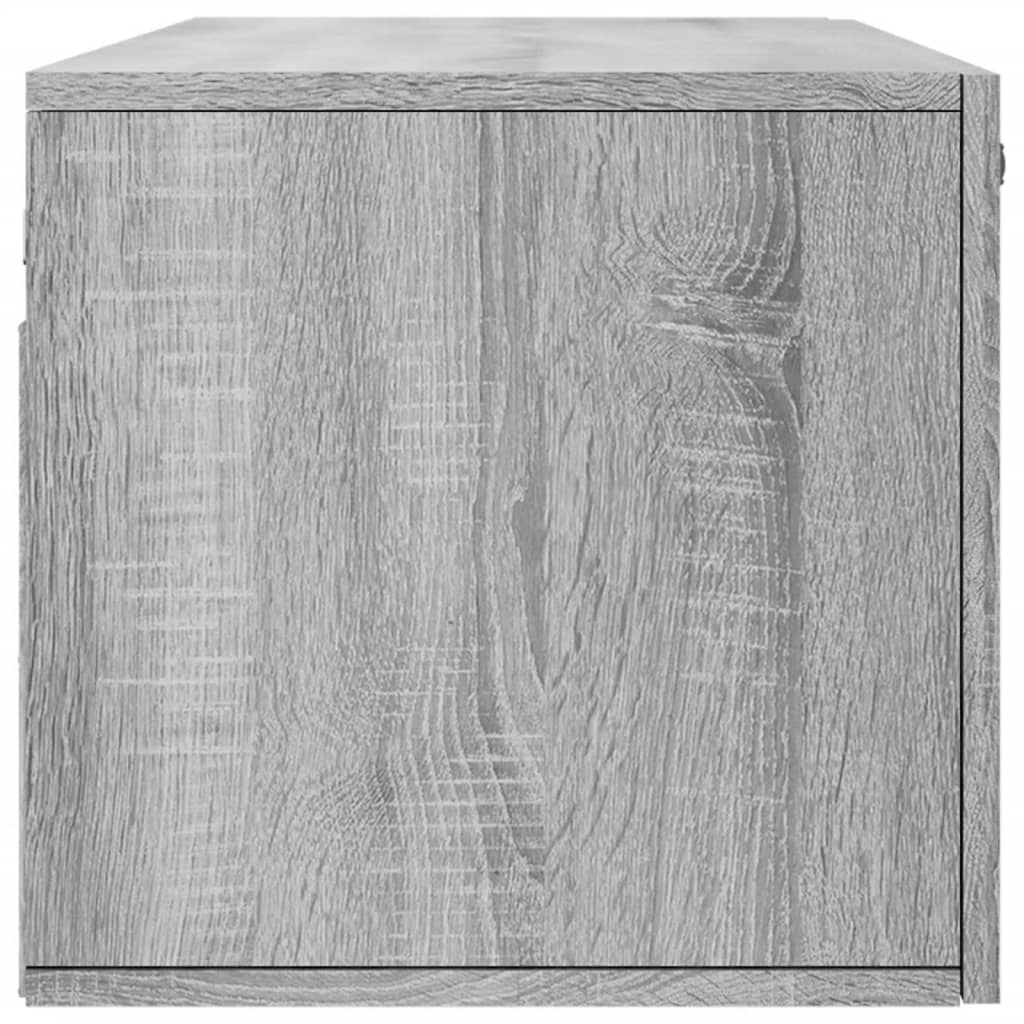 vidaXL Szafka wisząca, szary dąb sonoma, 100x36,5x35 cm