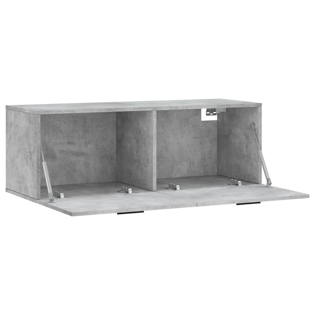 vidaXL Szafka wisząca, szarość betonu, 100x36,5x35 cm
