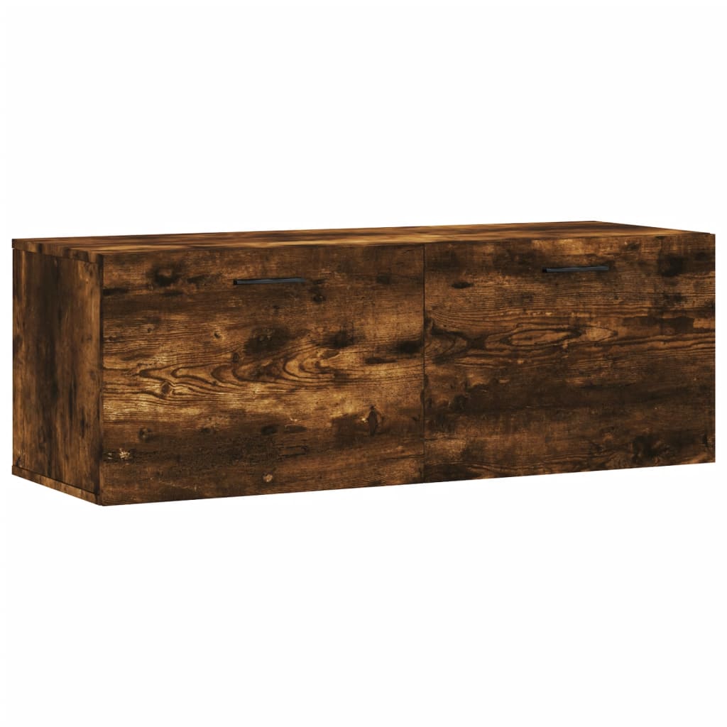vidaXL Szafka wisząca, przydymiony dąb, 100x36,5x35 cm