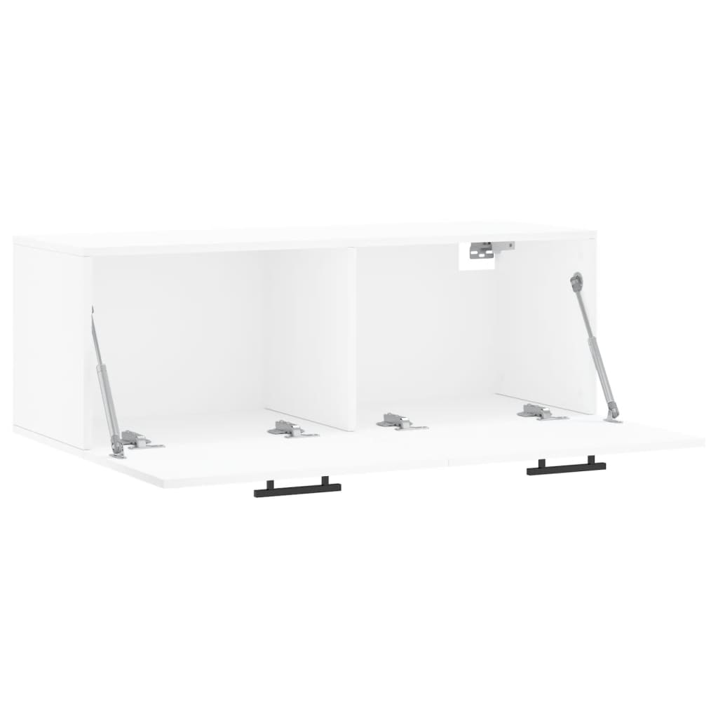 vidaXL Szafka wisząca, biała, 100x36,5x35 cm, materiał drewnopochodny