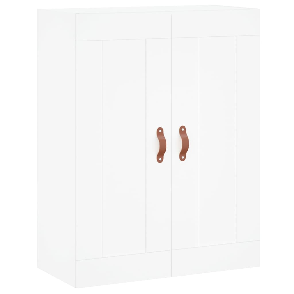 vidaXL Szafka wisząca, biała, 69,5x34x90 cm, materiał drewnopochodny