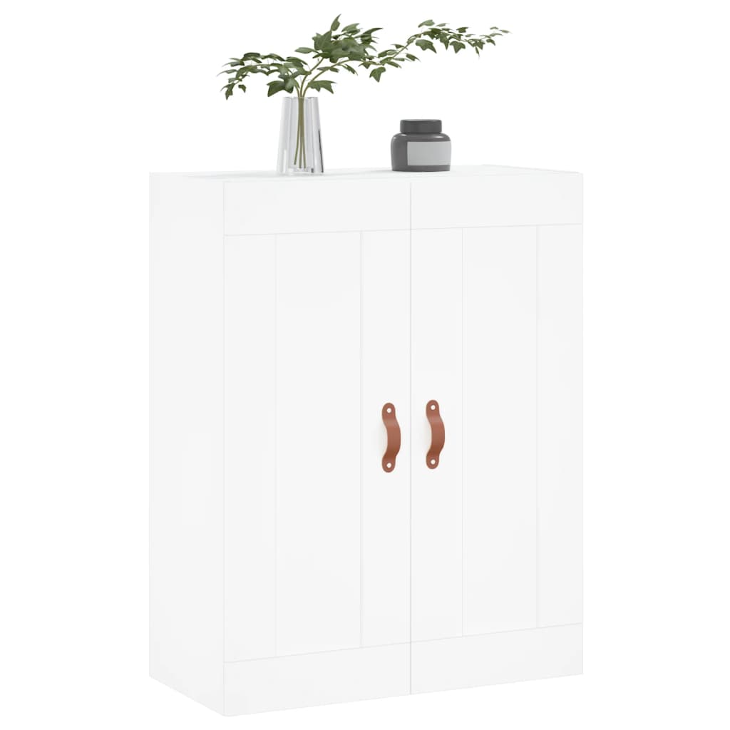 vidaXL Szafka wisząca, biała, 69,5x34x90 cm, materiał drewnopochodny