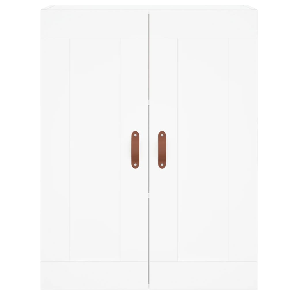 vidaXL Szafka wisząca, biała, 69,5x34x90 cm, materiał drewnopochodny