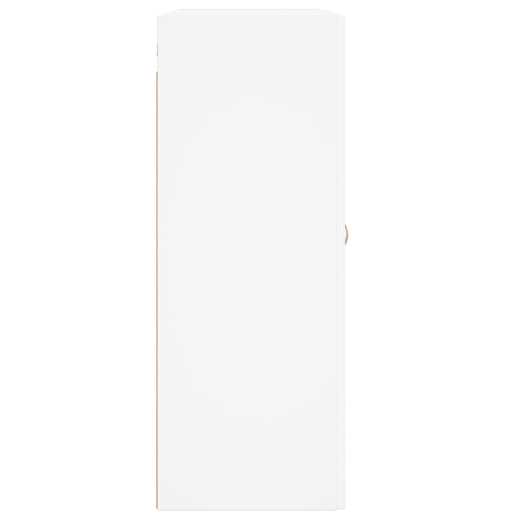 vidaXL Szafka wisząca, biała, 69,5x34x90 cm, materiał drewnopochodny