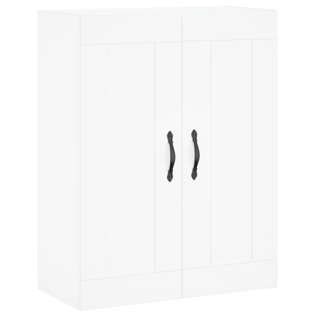 vidaXL Szafka wisząca, biała, 69,5x34x90 cm, materiał drewnopochodny