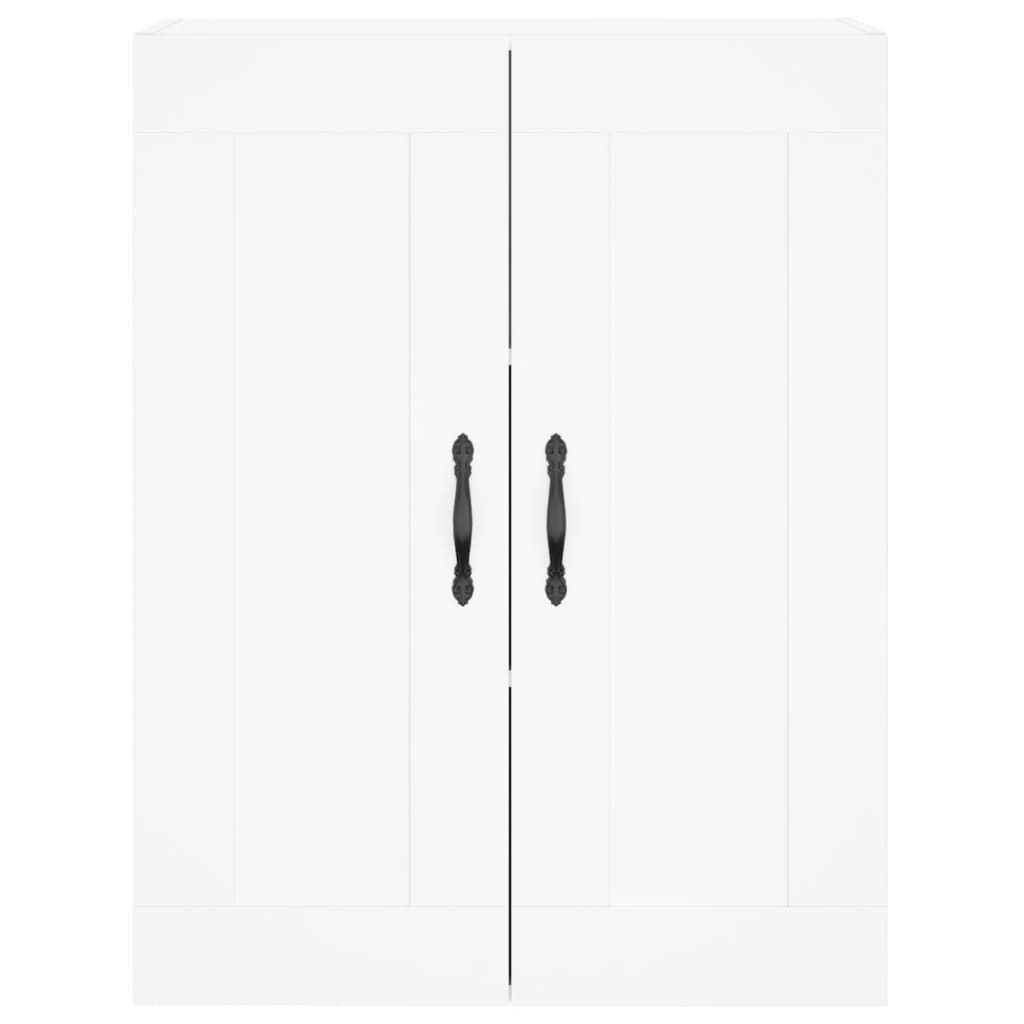vidaXL Szafka wisząca, biała, 69,5x34x90 cm, materiał drewnopochodny