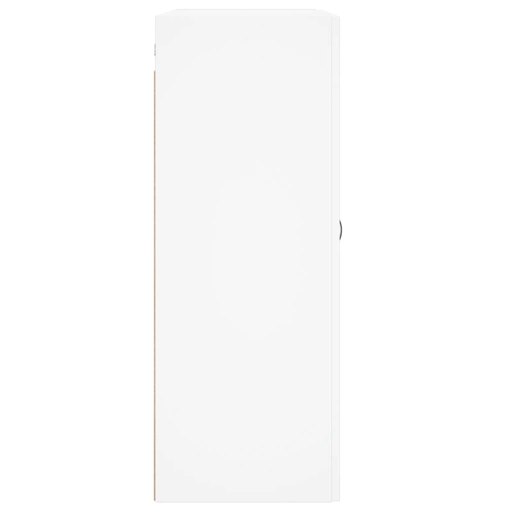 vidaXL Szafka wisząca, biała, 69,5x34x90 cm, materiał drewnopochodny