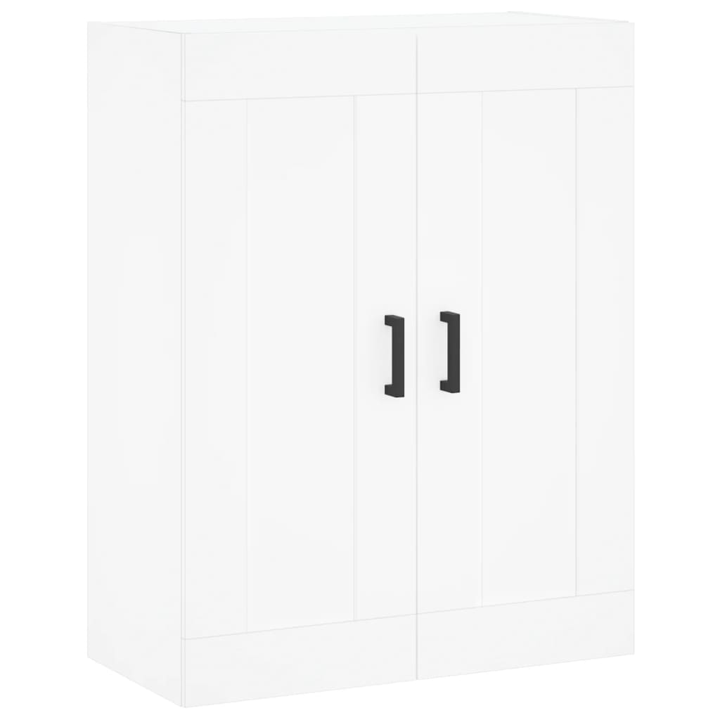 vidaXL Szafka wisząca, biała, 69,5x34x90 cm, materiał drewnopochodny