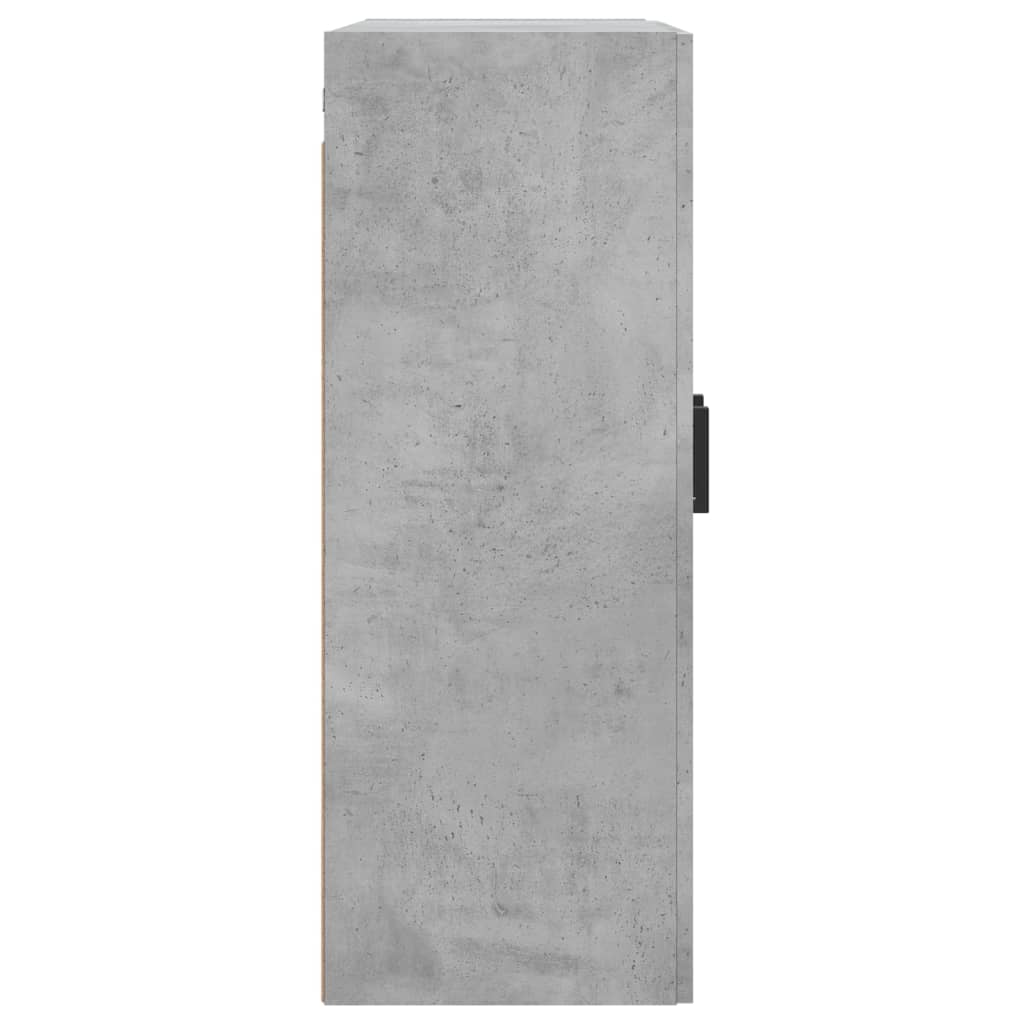 vidaXL Szafka wisząca, szarość betonu, 69,5x34x90 cm