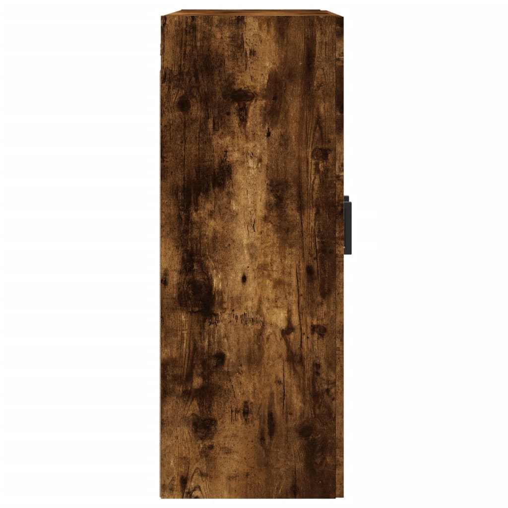 vidaXL Szafka wisząca, przydymiony dąb, 69,5x34x90 cm