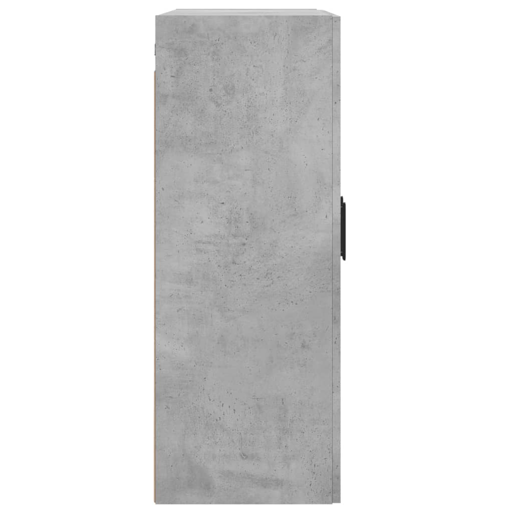 vidaXL Szafka wisząca, szarość betonu, 69,5x34x90 cm