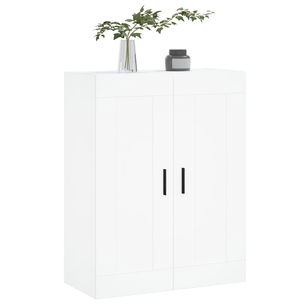 vidaXL Szafka wisząca, biała, 69,5x34x90 cm, materiał drewnopochodny