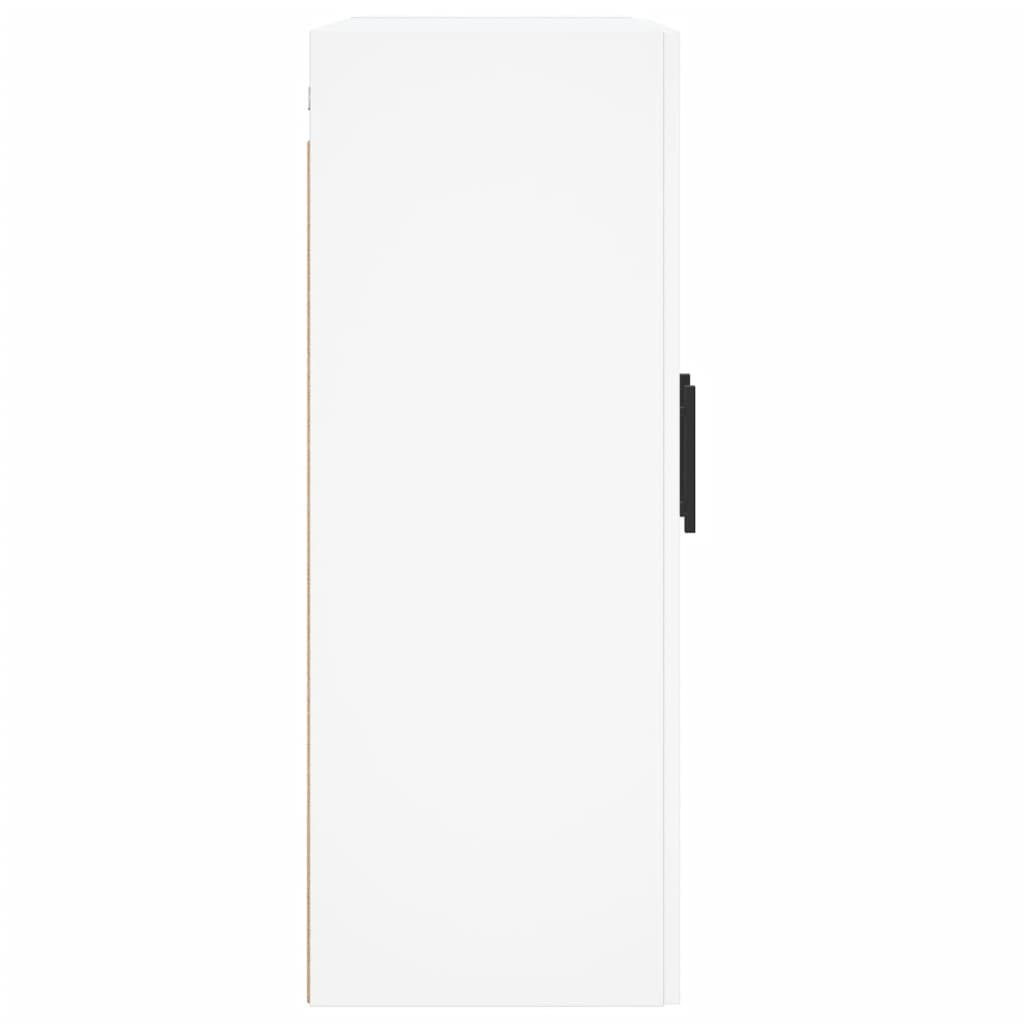 vidaXL Szafka wisząca, biała, 69,5x34x90 cm, materiał drewnopochodny