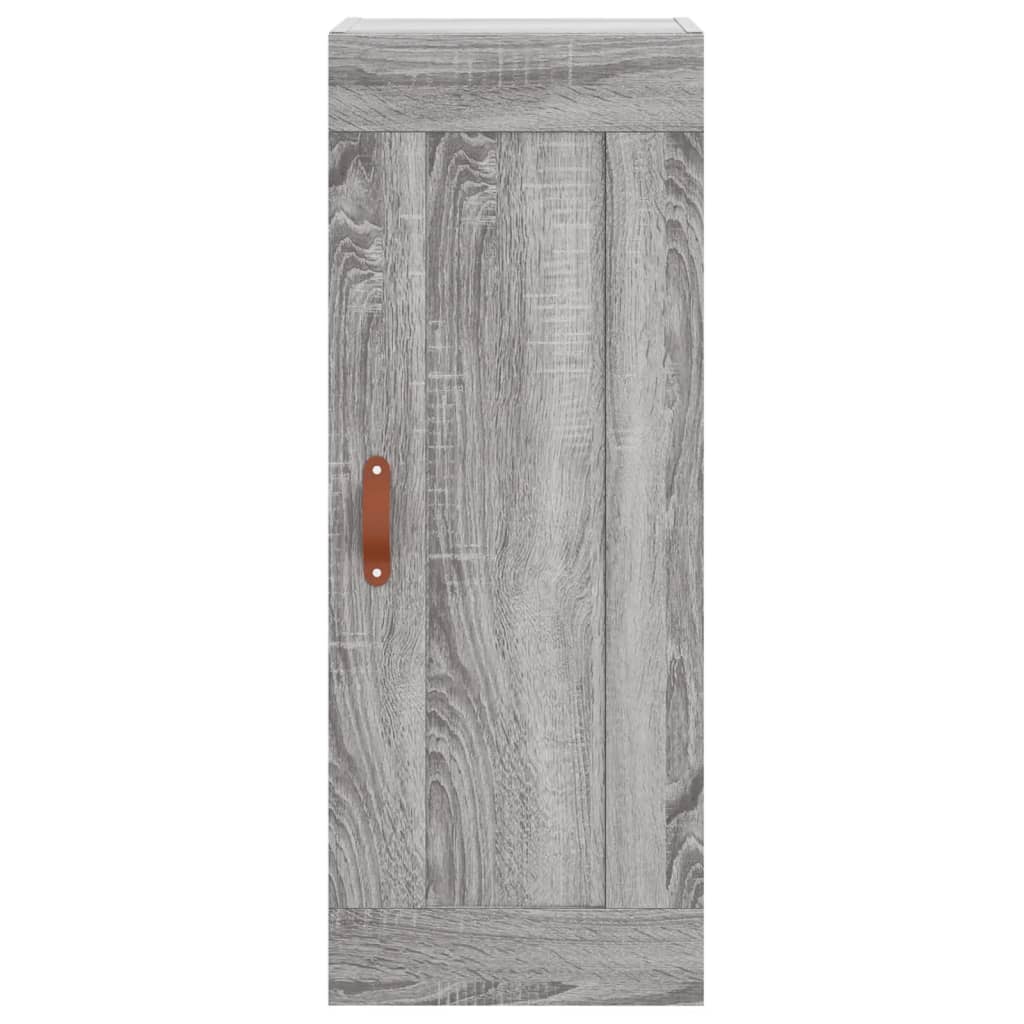 vidaXL Szafka wisząca, szary dąb sonoma, 34,5x34x90 cm
