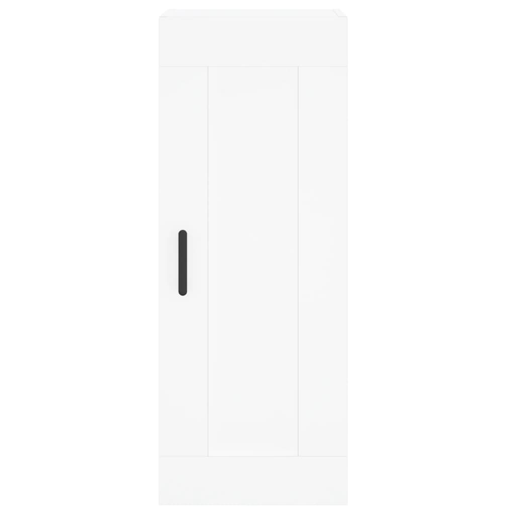 vidaXL Szafka wisząca, biała, 34,5x34x90 cm, materiał drewnopochodny