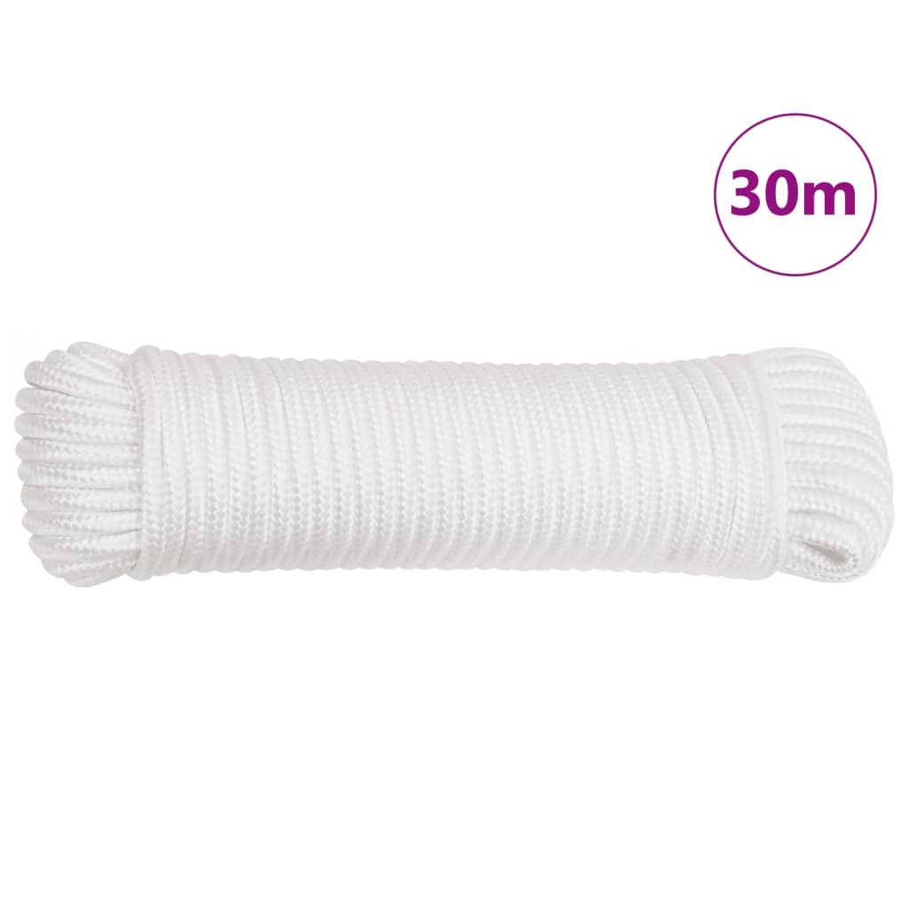 vidaXL Składana kotwica z liną, srebrna, 2,5 kg, żeliwo ciągliwe