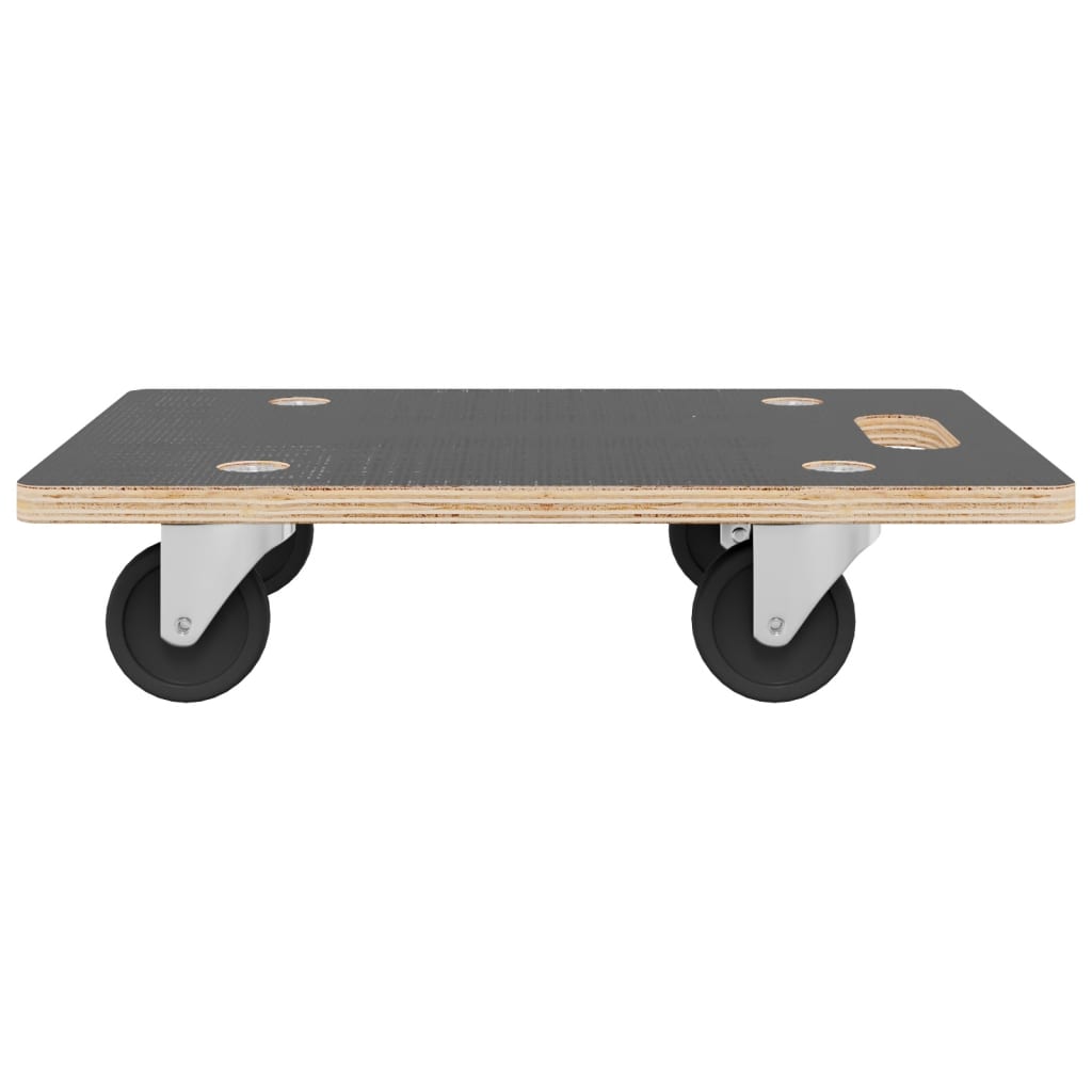 vidaXL Platformy transportowe 2 szt. prostokątne, 80x55x11,5 cm 250 kg