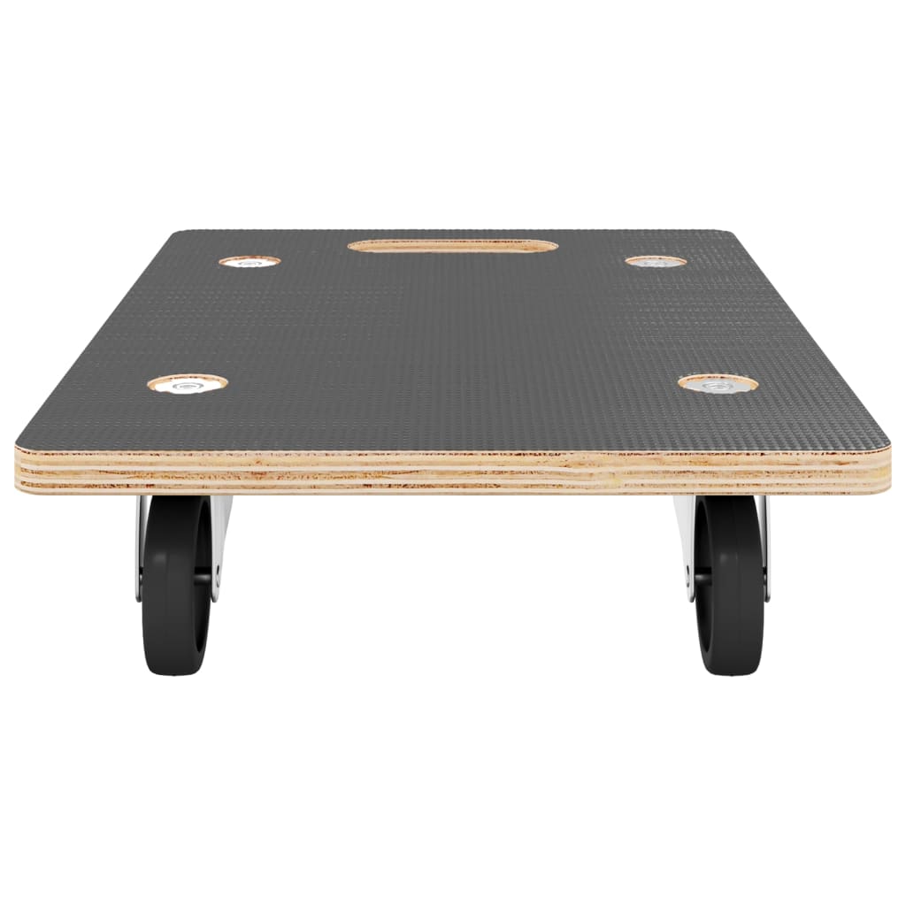 vidaXL Platformy transportowe 2 szt. prostokątne, 80x55x11,5 cm 250 kg