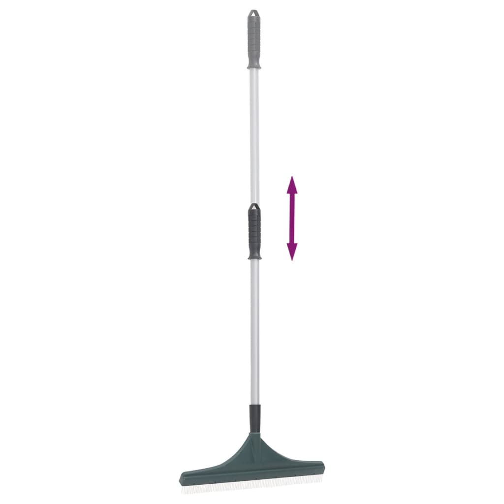 vidaXL Grabie do sztucznej trawy, ciemnozielone, 131 cm, PP