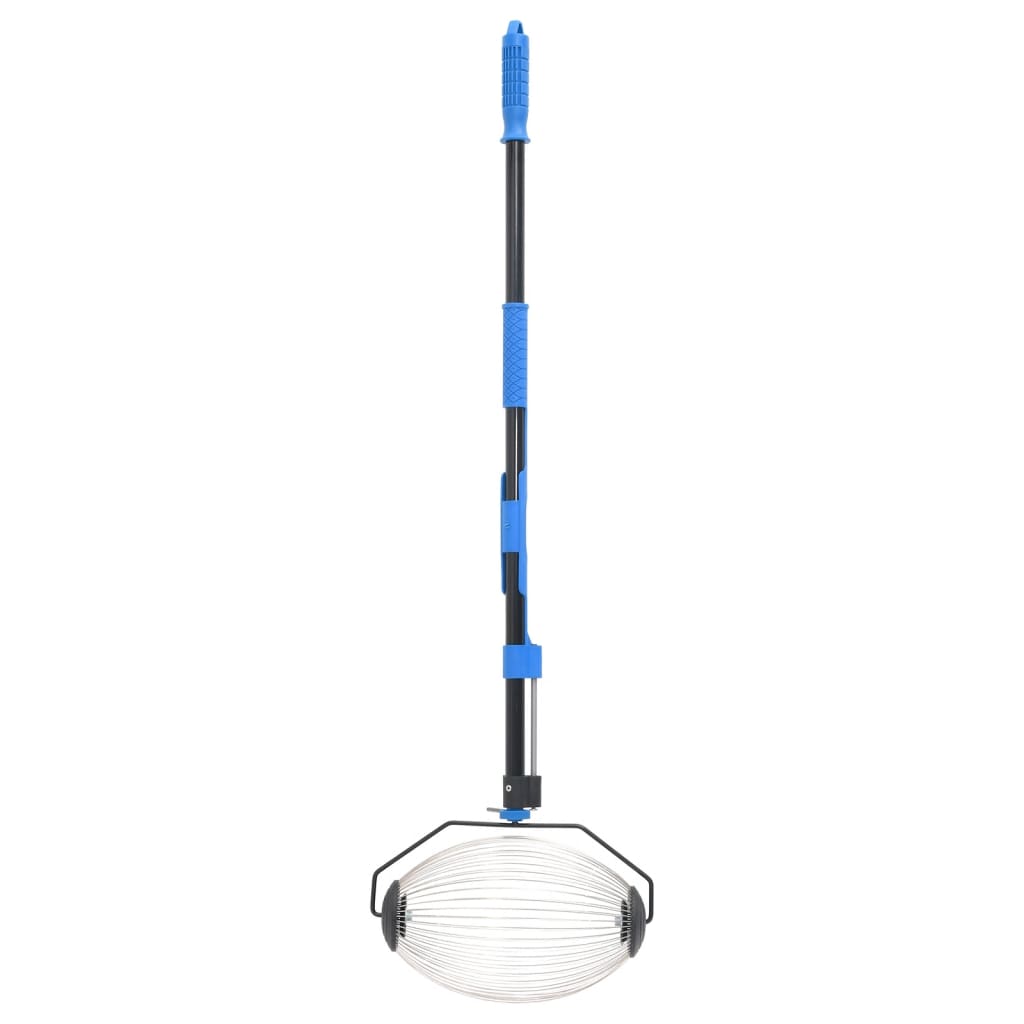 vidaXL Narzędzie do zbierania orzechów, niebieskie, 127 cm, stal