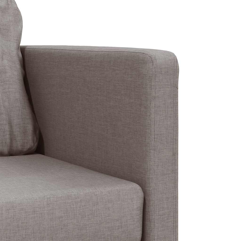 vidaXL Sofa podłogowa 2-w-1, kolor taupe, 112x174x55 cm, tkanina