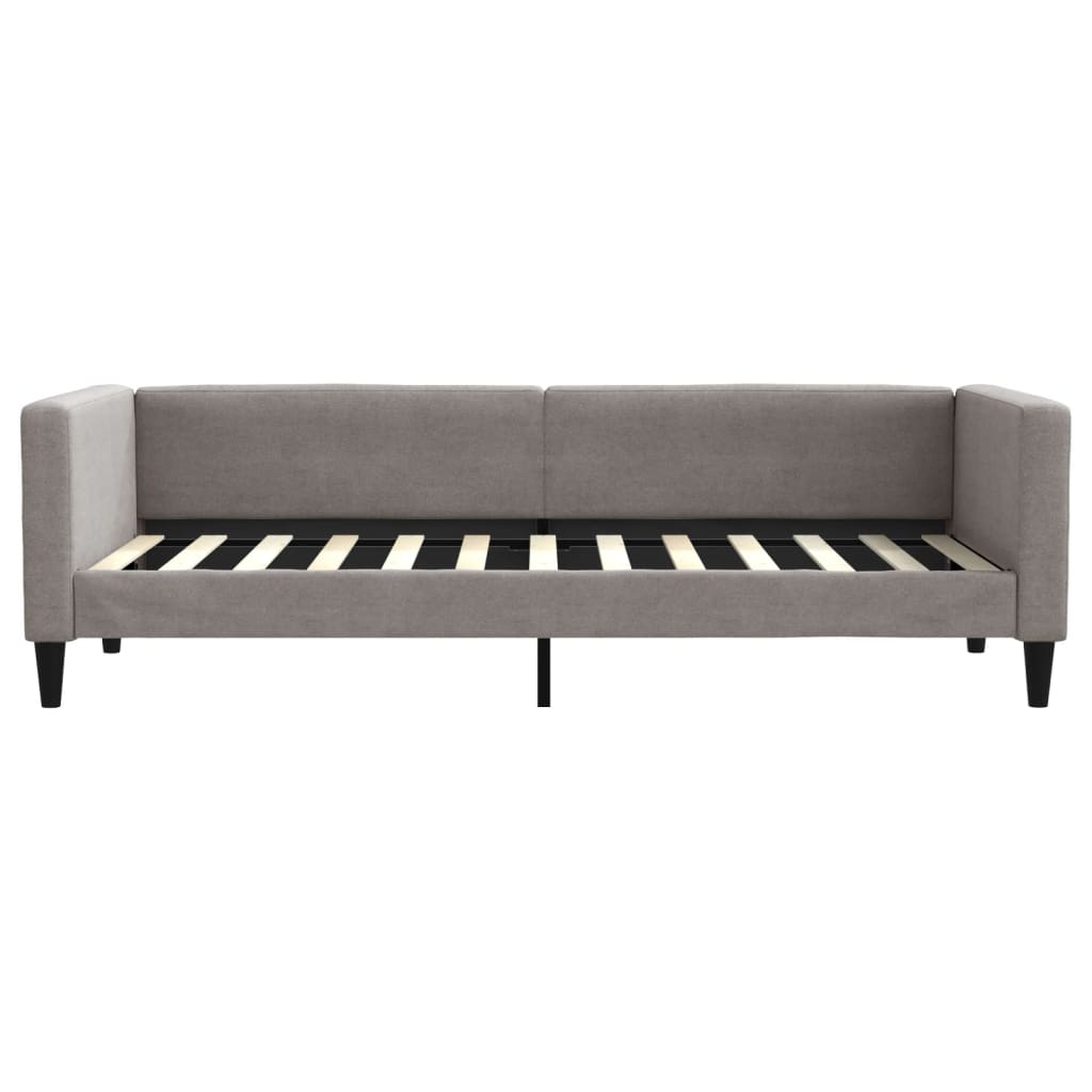 vidaXL Sofa z funkcją spania, kolor taupe, 80x200 cm, obite tkaniną