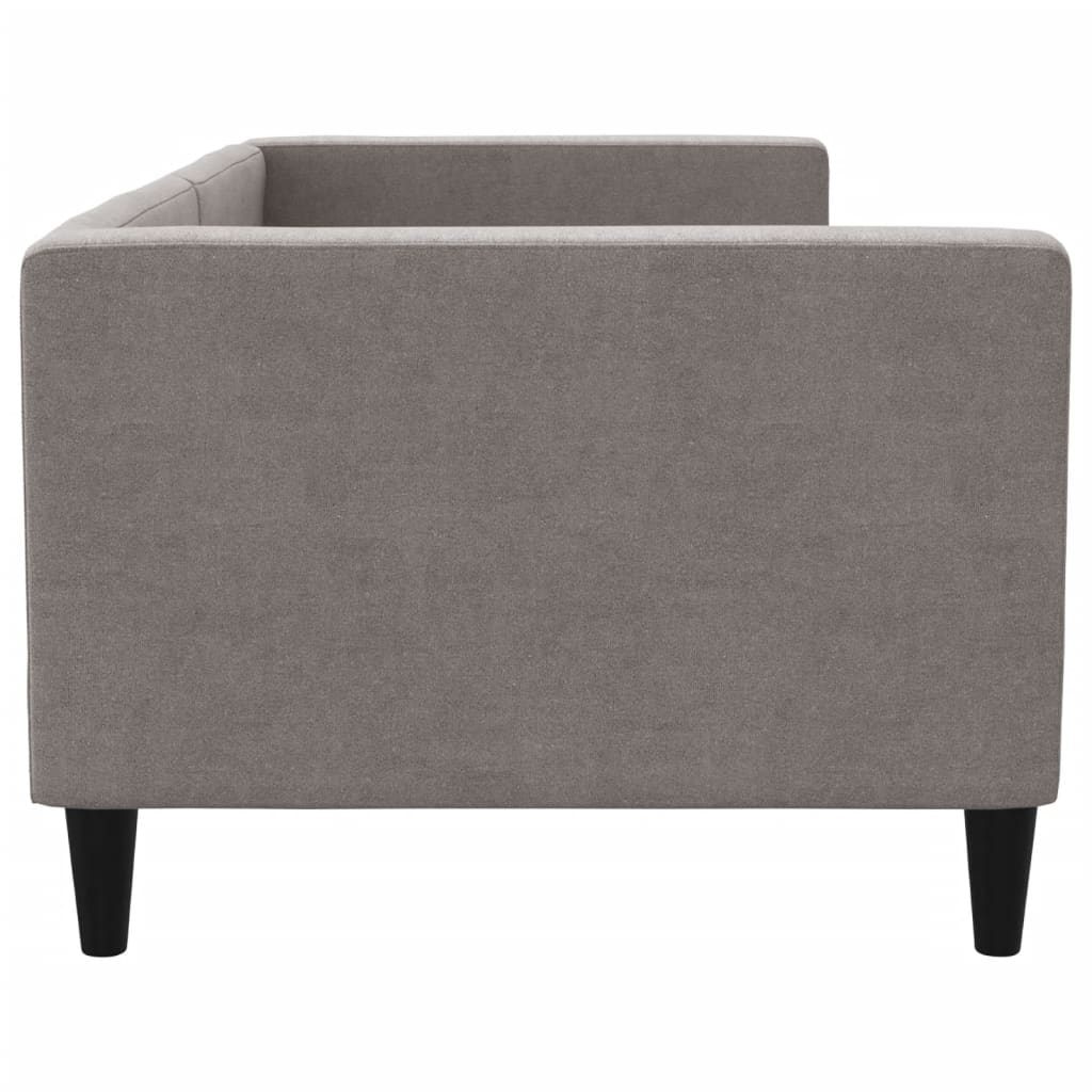 vidaXL Sofa z funkcją spania, kolor taupe, 80x200 cm, obite tkaniną