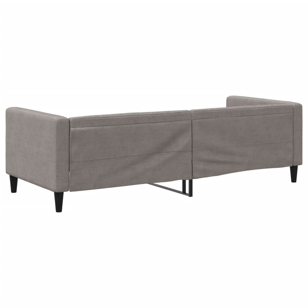 vidaXL Sofa z funkcją spania, kolor taupe, 80x200 cm, obite tkaniną