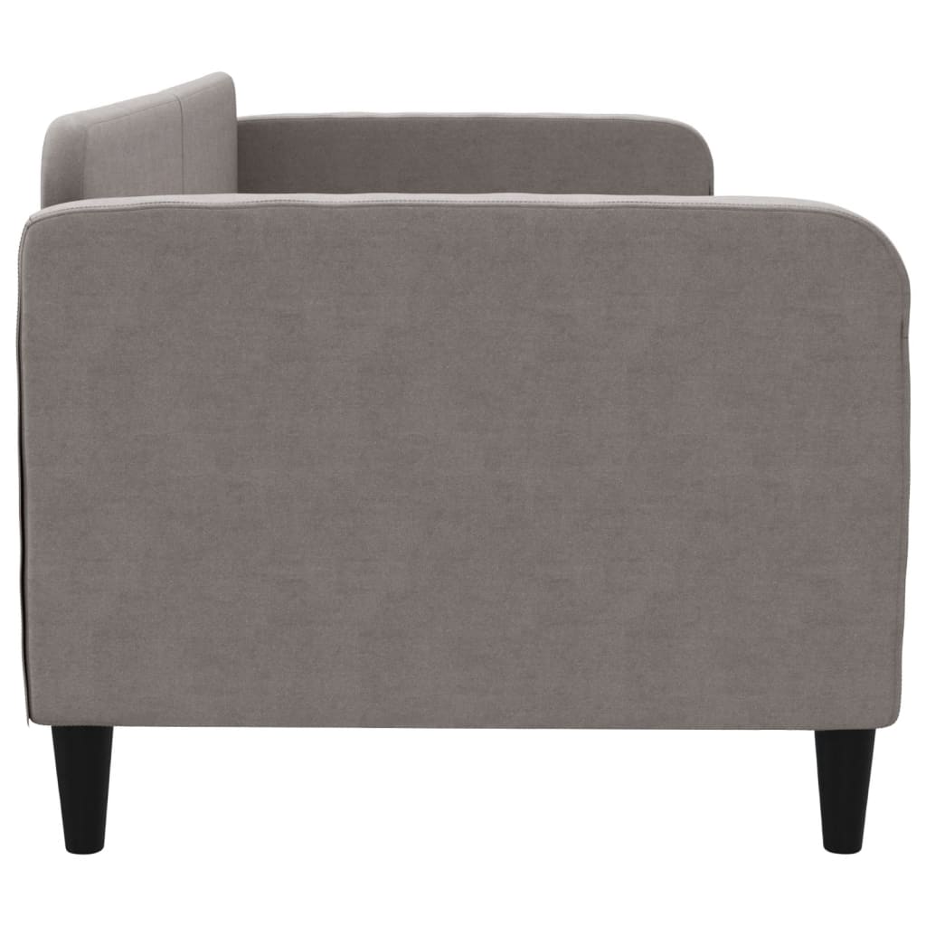 vidaXL Sofa z funkcją spania, kolor taupe, 80x200 cm, obite tkaniną