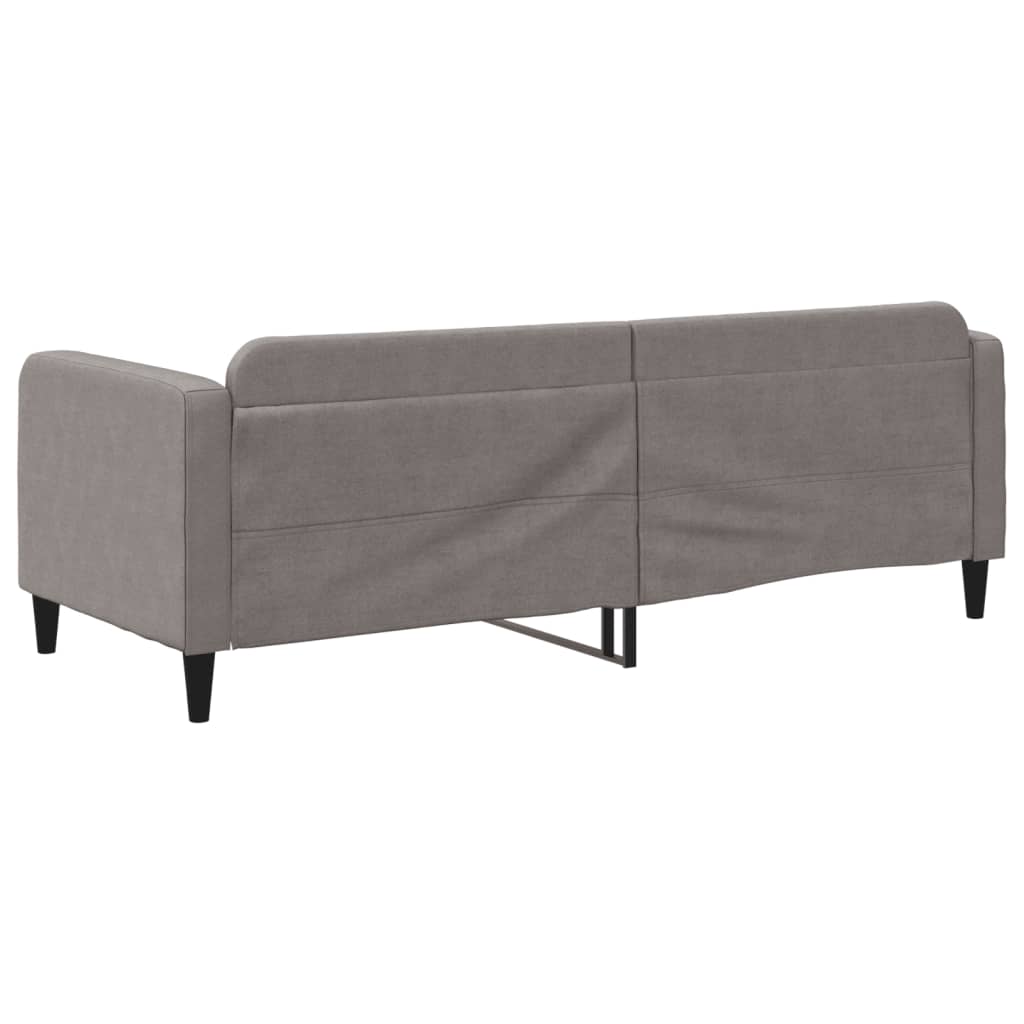 vidaXL Sofa z funkcją spania, kolor taupe, 80x200 cm, obite tkaniną