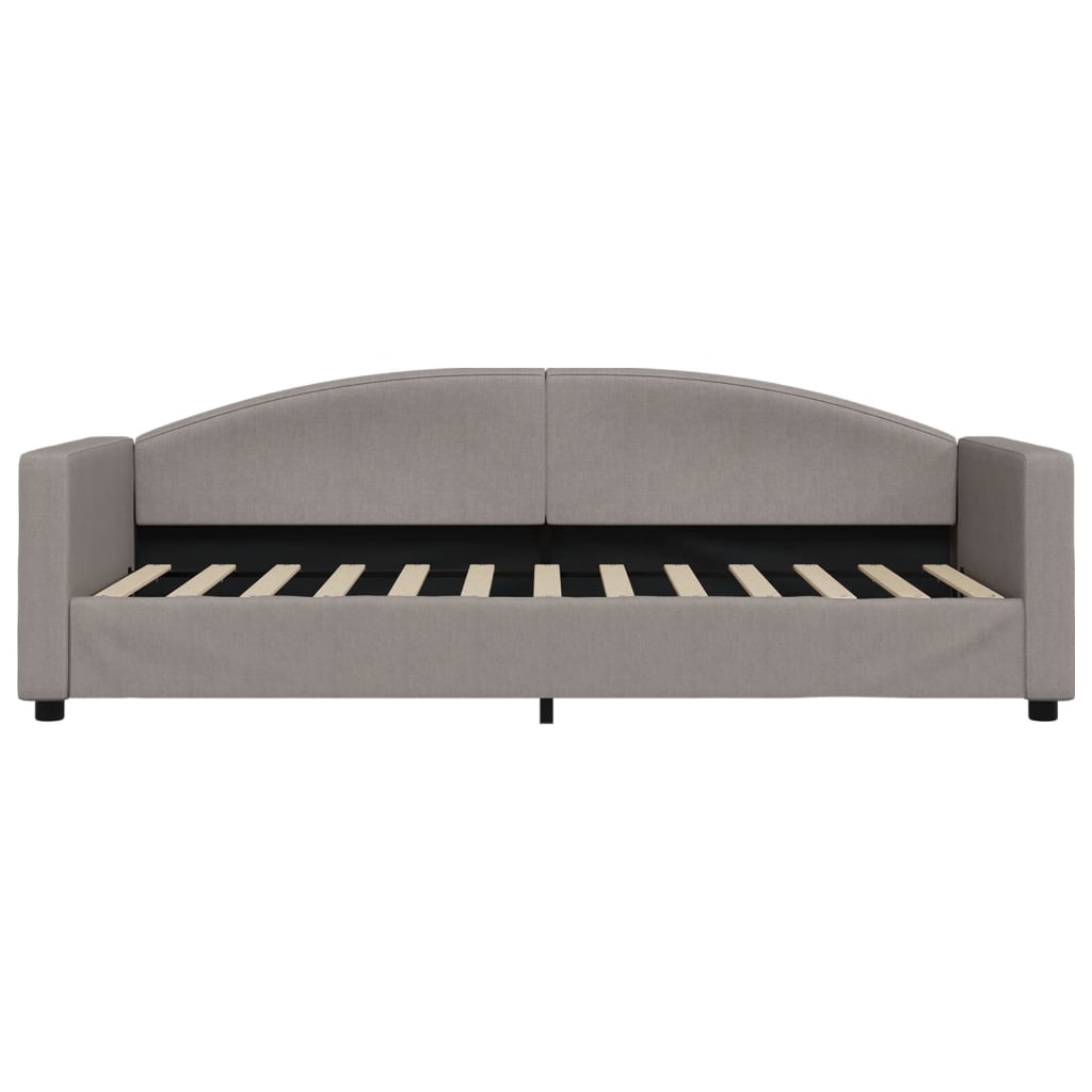 vidaXL Sofa z funkcją spania, kolor taupe, 80x200 cm, obite tkaniną