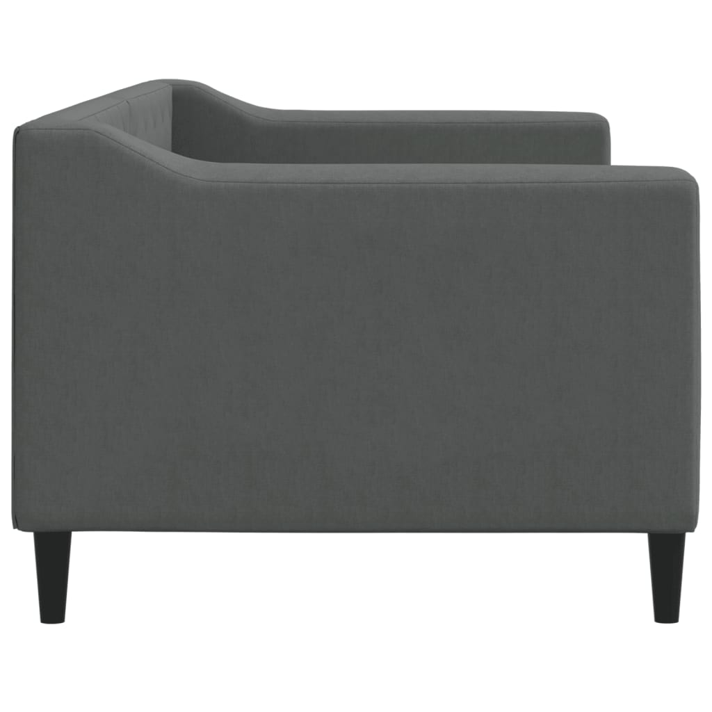 vidaXL Sofa z funkcją spania, ciemnoszara, 80x200 cm, obita tkaniną