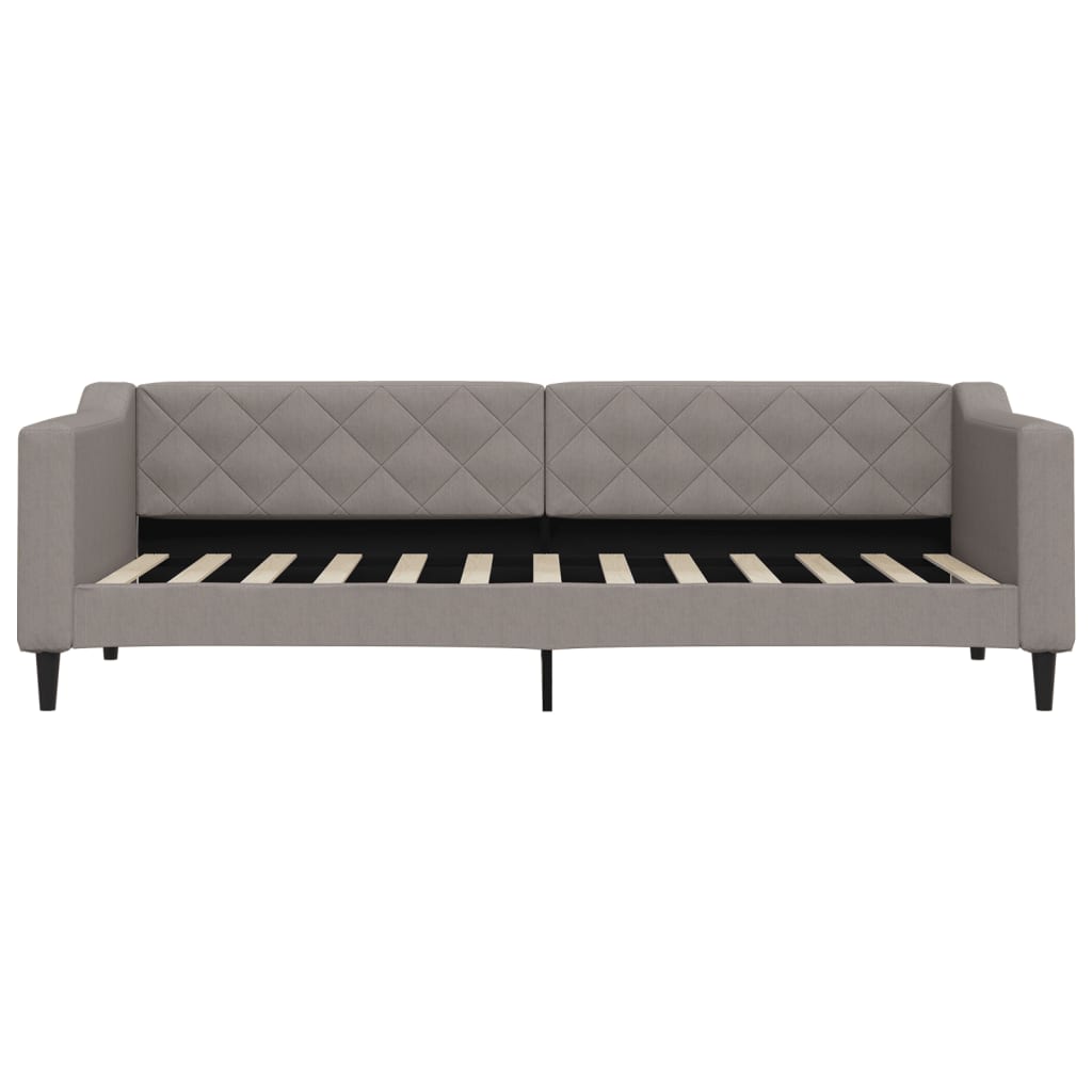 vidaXL Sofa z funkcją spania, kolor taupe, 80x200 cm, obite tkaniną