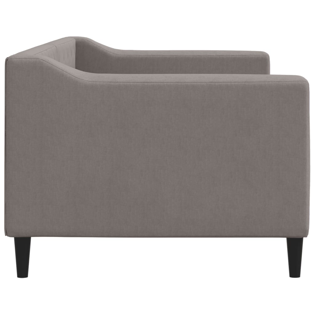 vidaXL Sofa z funkcją spania, kolor taupe, 80x200 cm, obite tkaniną