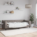 vidaXL Sofa z funkcją spania, kolor taupe, 80x200 cm, obite tkaniną