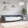 vidaXL Sofa z funkcją spania, ciemnoszara, 80x200 cm, aksamitna
