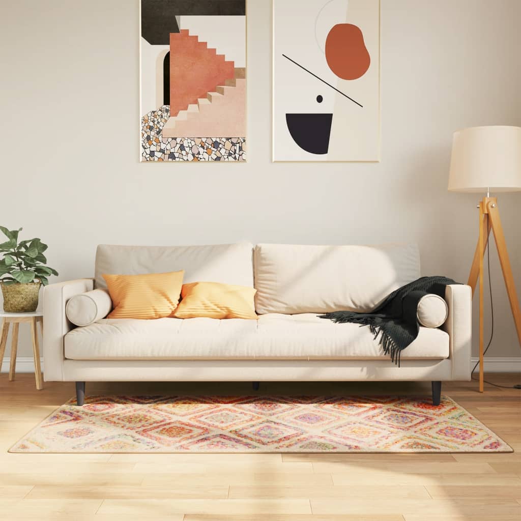 vidaXL Dywan z możliwością prania, kolorowy, 80x150 cm