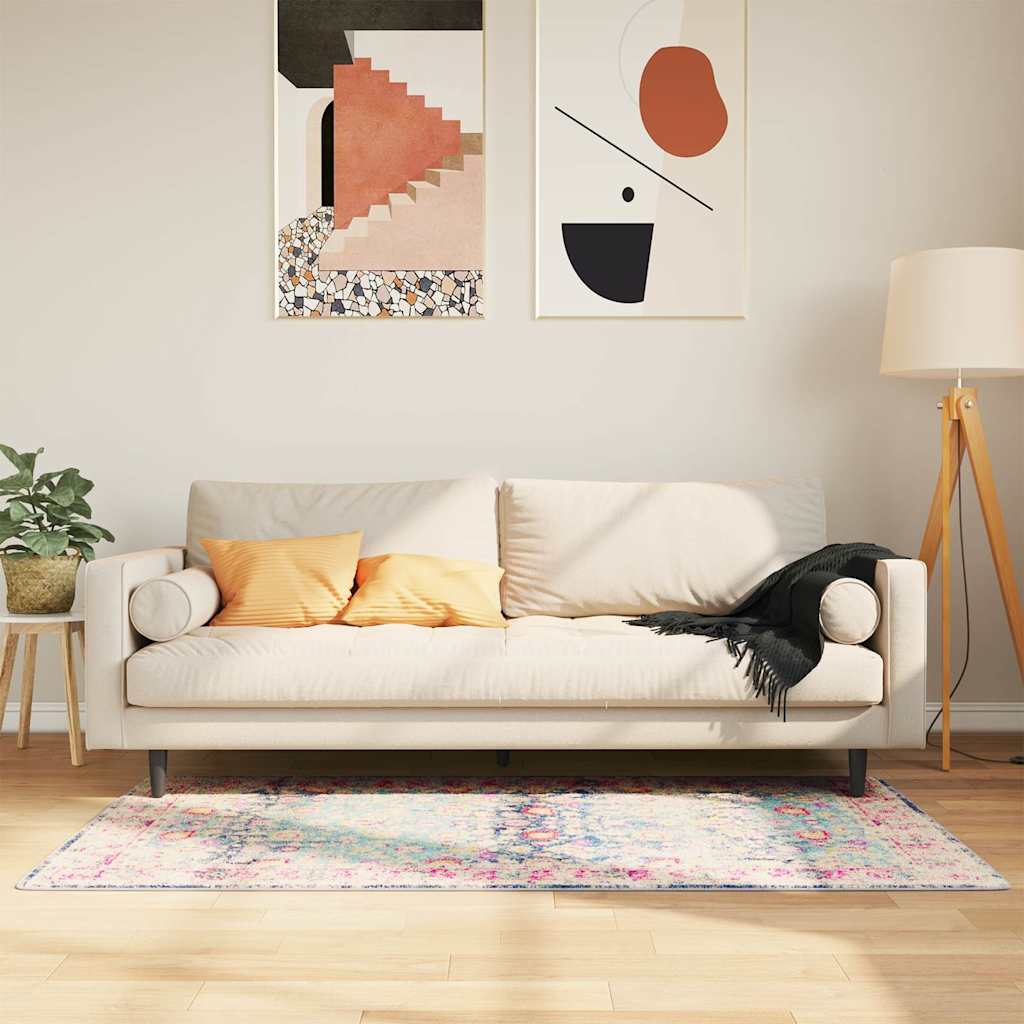 vidaXL Dywan z możliwością prania, kolorowy, 80x150 cm