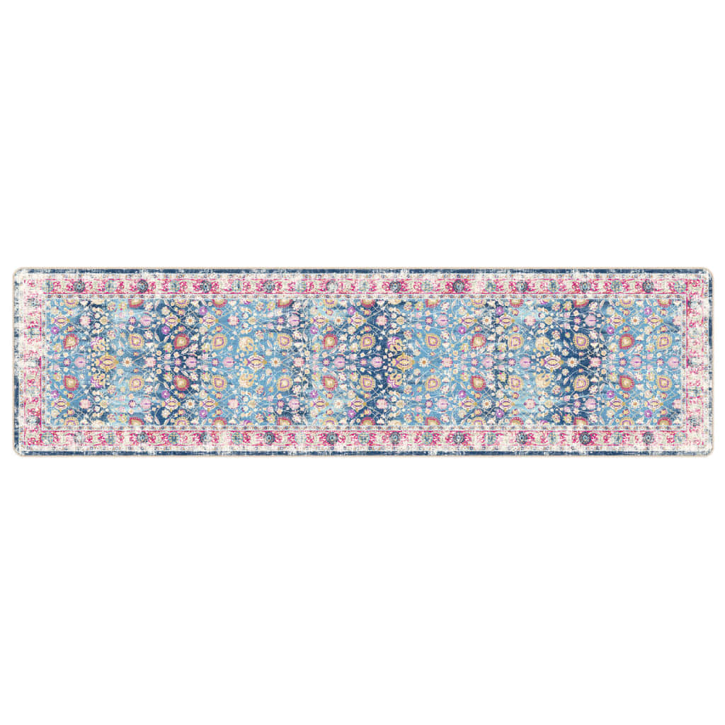 vidaXL Dywan z możliwością prania, kolorowy, 80x300 cm