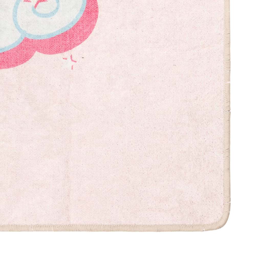 vidaXL Dywan dziecięcy, różowy, 160x230 cm, jednorożec, zmywalny