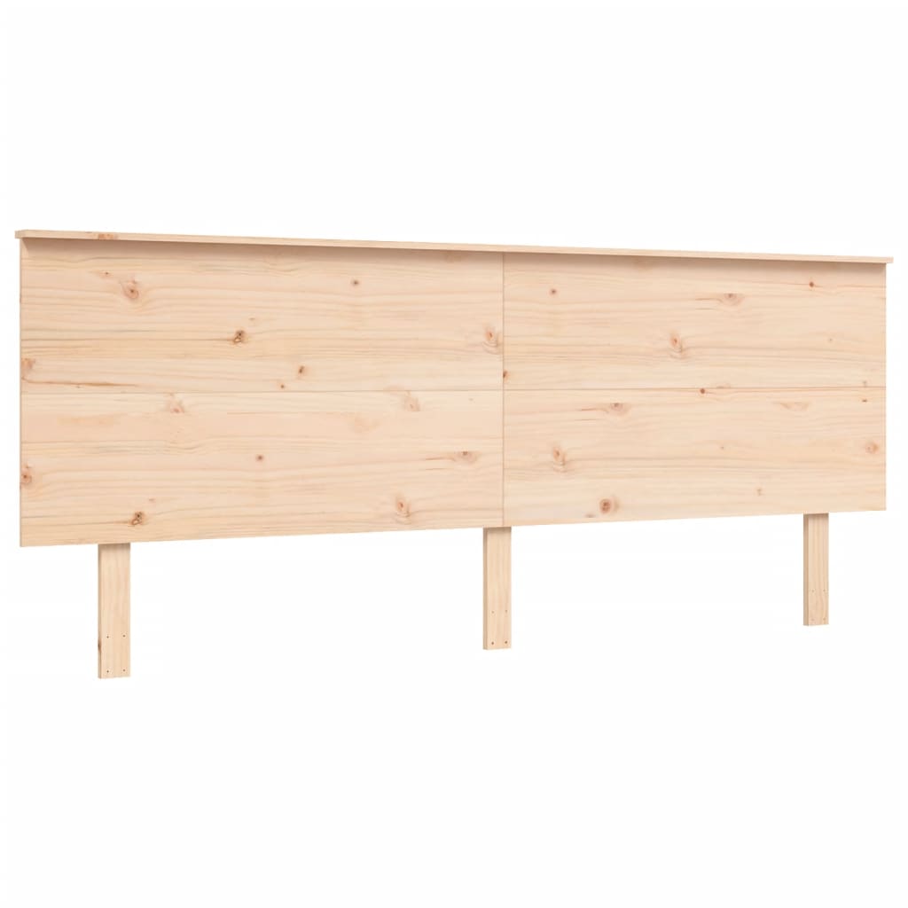 vidaXL Rama łóżka bez materaca, 200x200 cm, lite drewno sosnowe
