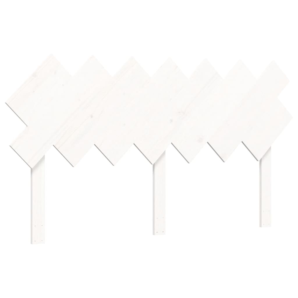 vidaXL Rama łóżka bez materaca, biała, 140x200 cm, lite drewno sosnowe
