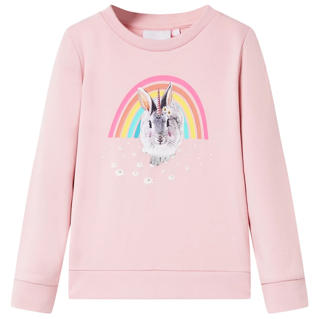 Bluza dziecięca, jasnoróżowa, 92