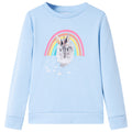 Bluza dziecięca, jasnoniebieska, 104