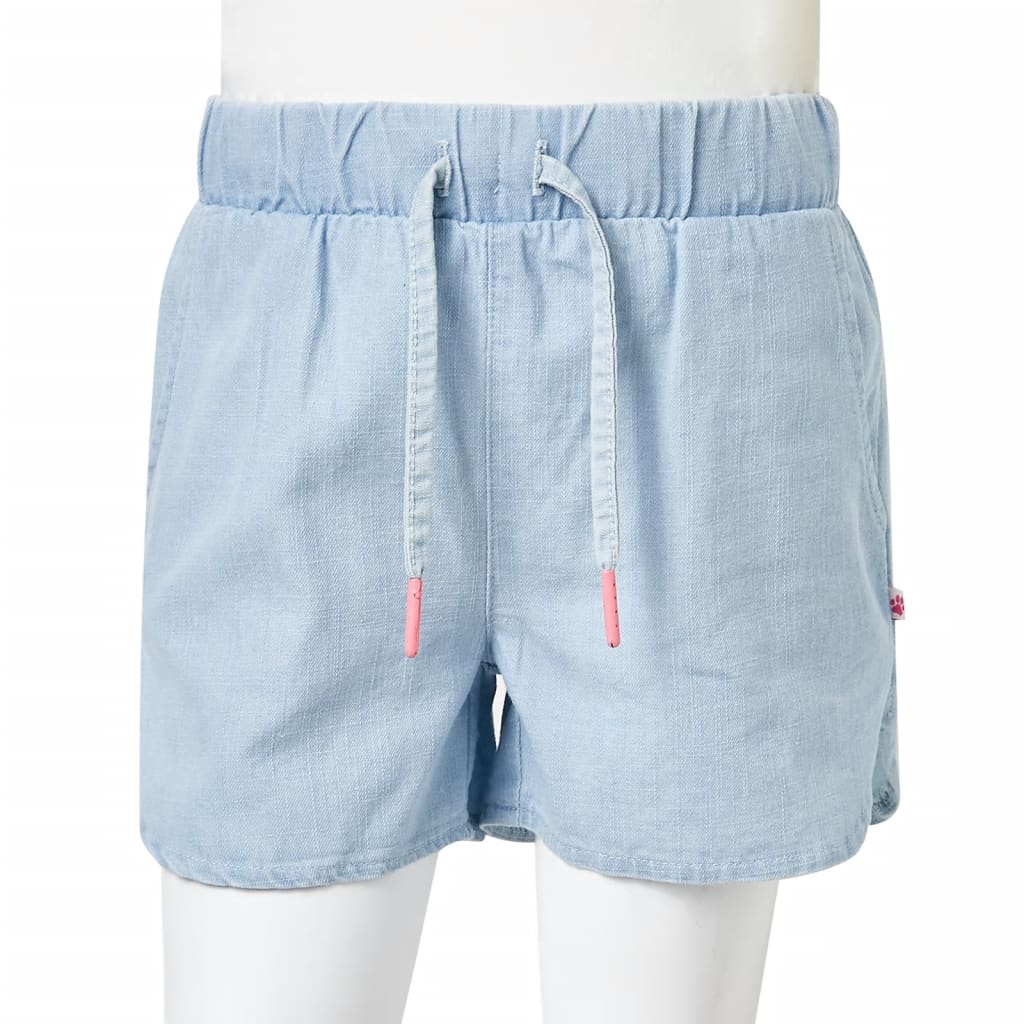 Szorty dziecięce, jasny niebieski denim, 92